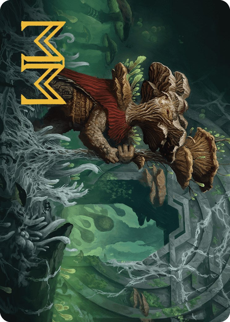 Tendril of the Mycotyrant Art Card (Gold-Stamped Signature) [The Lost Caverns of Ixalan Art Series] | Black Swamp Games