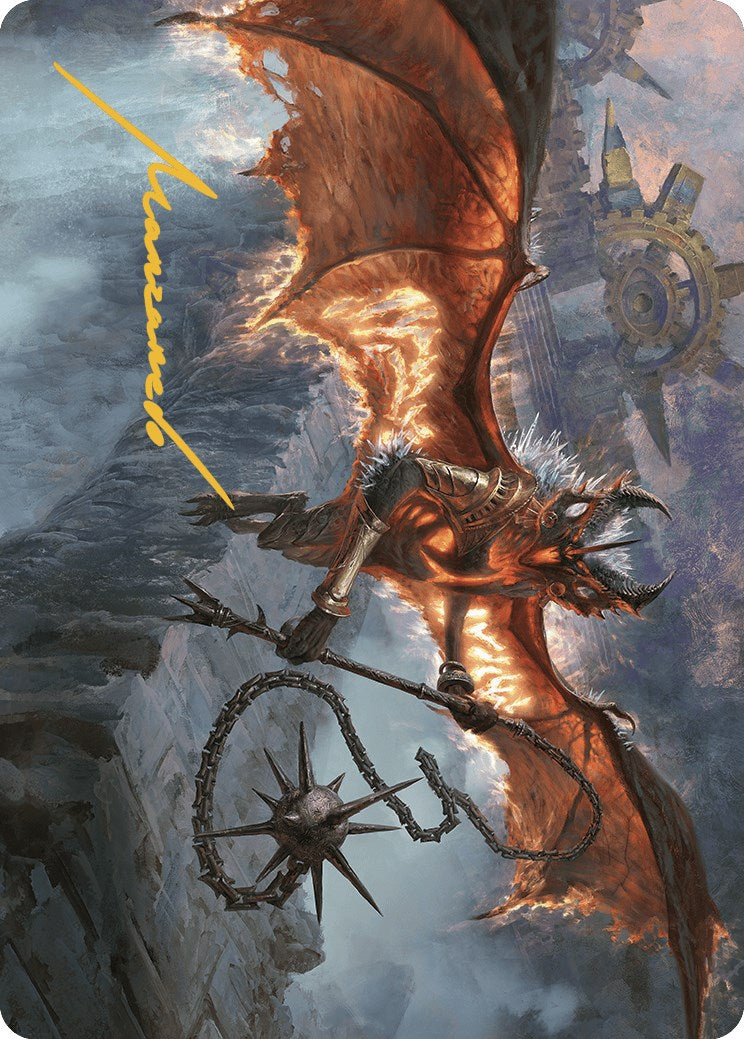 Bloodletter of Aclazotz Art Card (15/81) (Gold-Stamped Signature) [The Lost Caverns of Ixalan Art Series] | Black Swamp Games