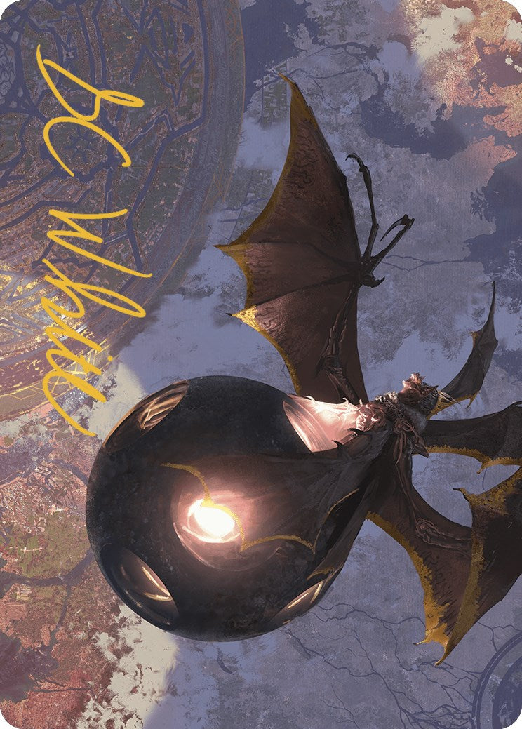 Malicious Eclipse Art Card (Gold-Stamped Signature) [The Lost Caverns of Ixalan Art Series] | Black Swamp Games
