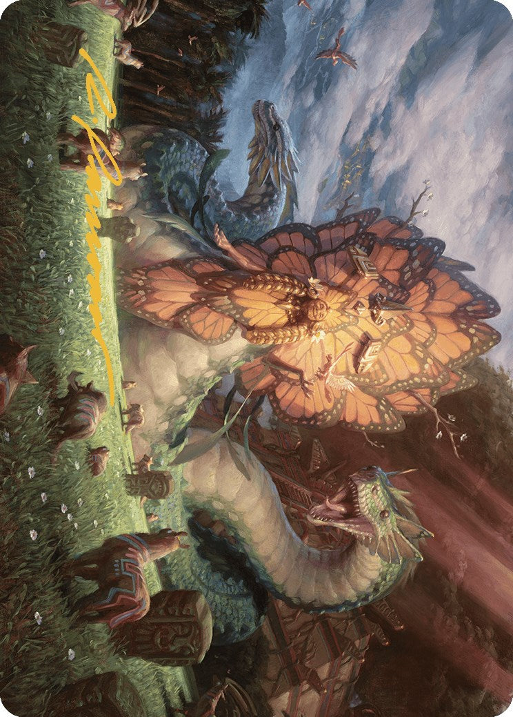 Ojer Kaslem, Deepest Growth Art Card (30/81) (Gold-Stamped Signature) [The Lost Caverns of Ixalan Art Series] | Black Swamp Games