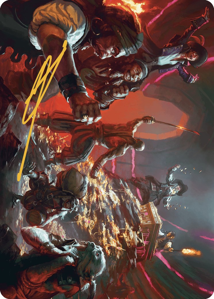 Hit the Mother Lode Art Card (Gold-Stamped Signature) [The Lost Caverns of Ixalan Art Series] | Black Swamp Games