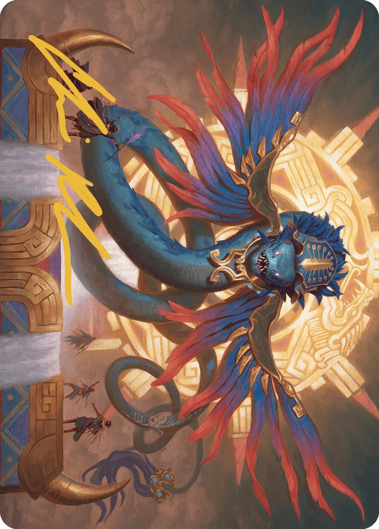 Ojer Pakpatiq, Deepest Epoch Art Card (13/81) (Gold-Stamped Signature) [The Lost Caverns of Ixalan Art Series] | Black Swamp Games
