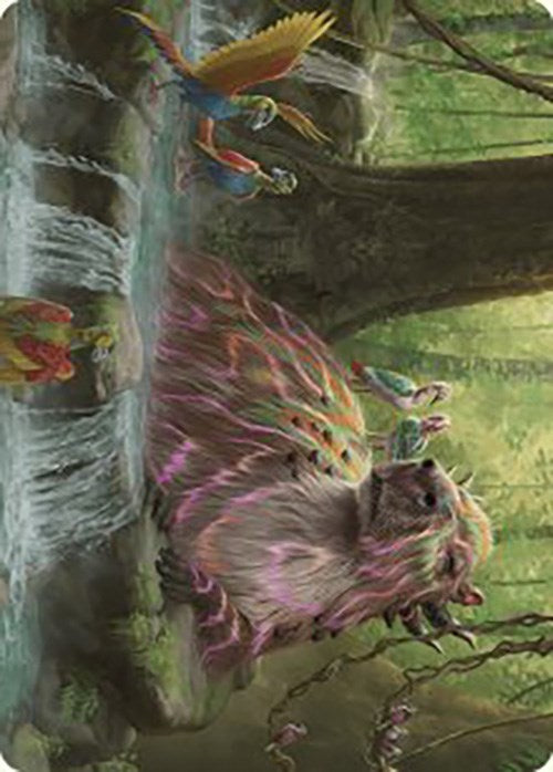 Basking Capybara Art Card [The Lost Caverns of Ixalan Art Series] | Black Swamp Games