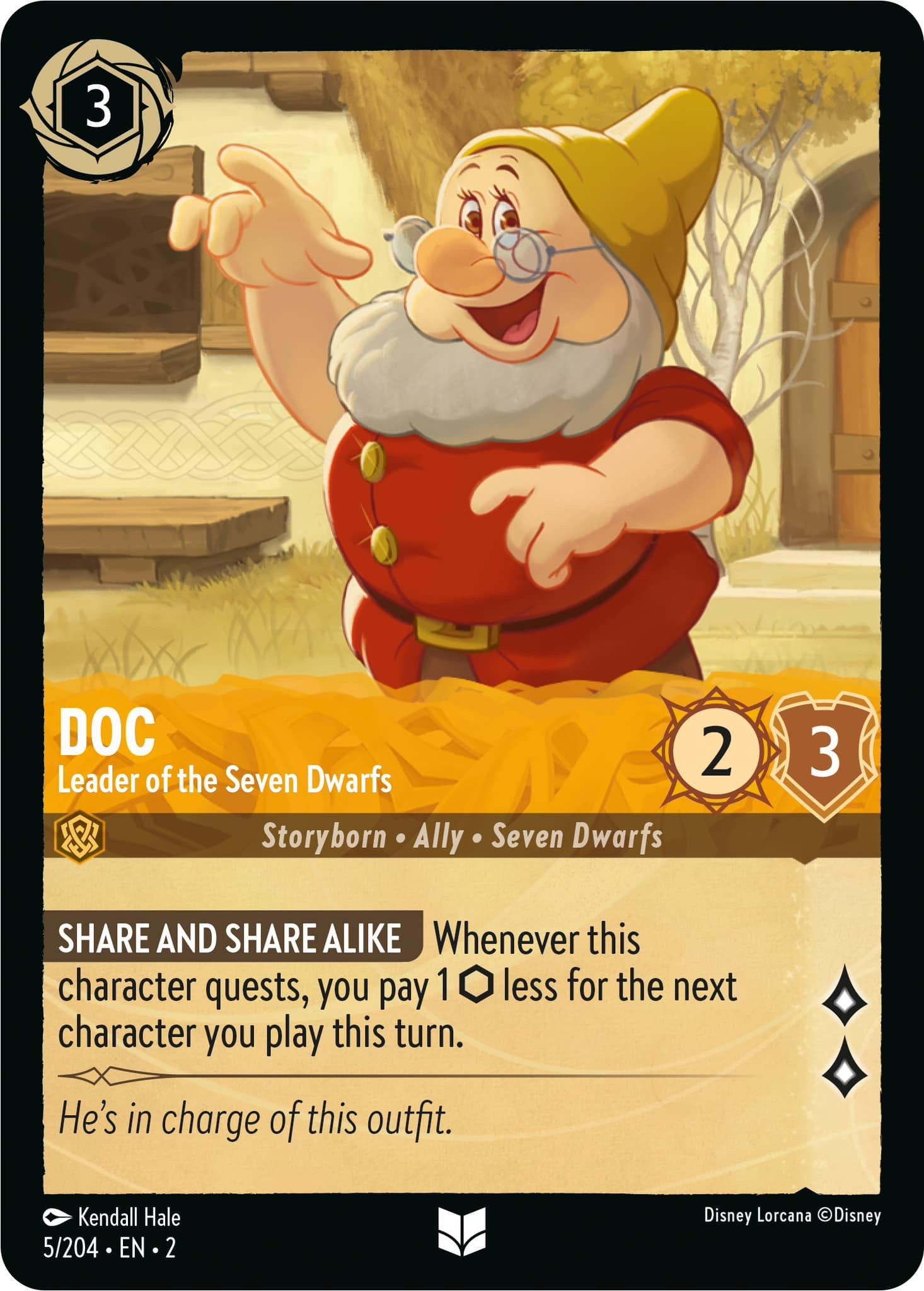 Doc - Leader of the Seven Dwarfs (5/204) [Rise of the Floodborn] | Black Swamp Games