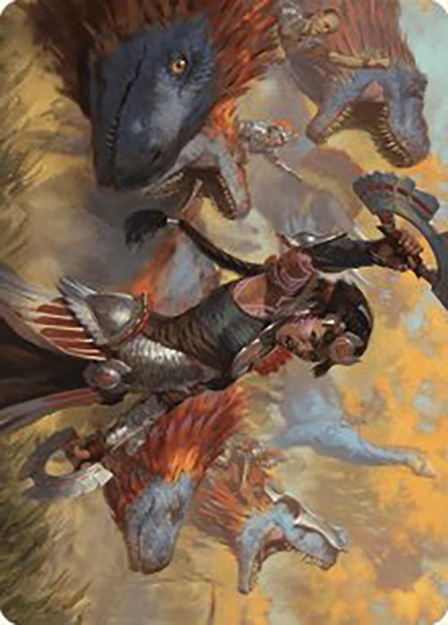 Huatli, Poet of Unity Art Card [The Lost Caverns of Ixalan Art Series] | Black Swamp Games