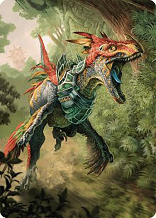 Dinosaur Token Art Card [The Lost Caverns of Ixalan Art Series] | Black Swamp Games