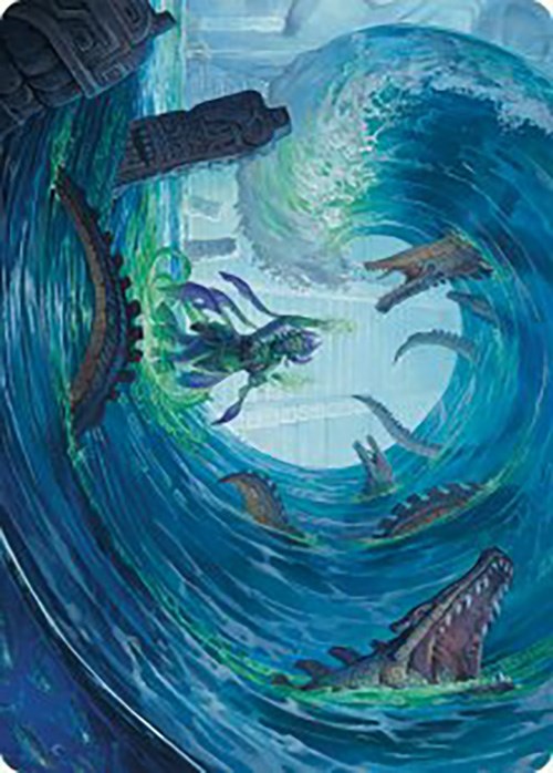 Wave Goodbye Art Card [The Lost Caverns of Ixalan Art Series] | Black Swamp Games