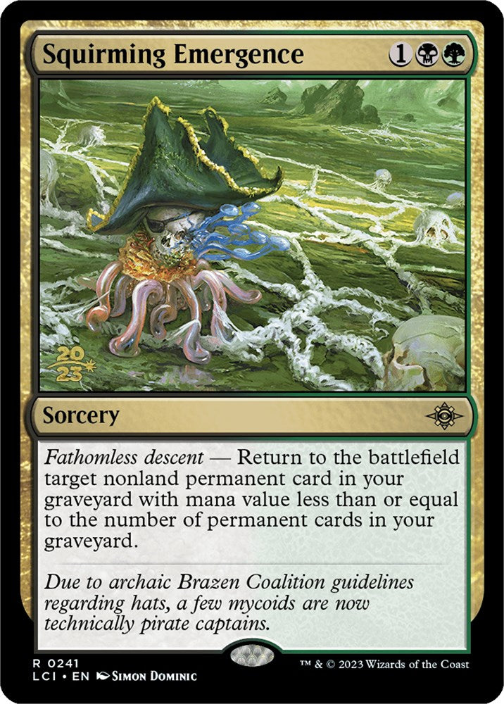 Squirming Emergence [The Lost Caverns of Ixalan Prerelease Cards] | Black Swamp Games