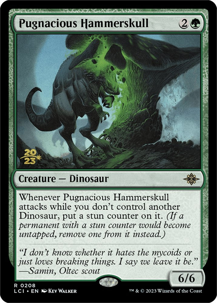 Pugnacious Hammerskull [The Lost Caverns of Ixalan Prerelease Cards] | Black Swamp Games