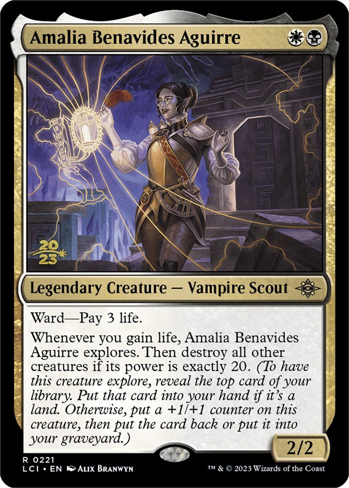 Amalia Benavides Aguirre [The Lost Caverns of Ixalan Prerelease Cards] | Black Swamp Games