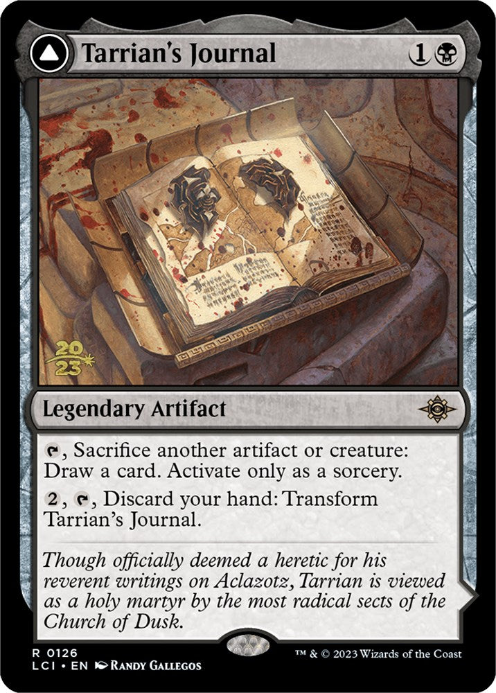 Tarrian's Journal // The Tomb of Aclazotz [The Lost Caverns of Ixalan Prerelease Cards] | Black Swamp Games