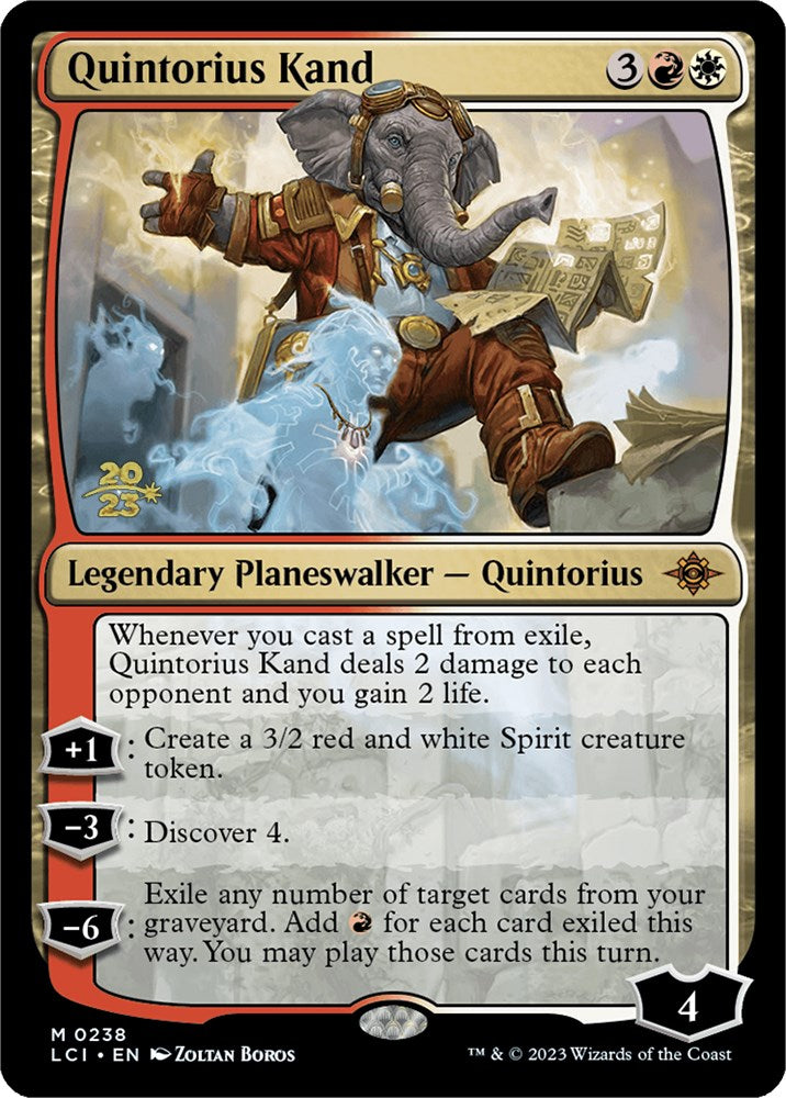 Quintorius Kand [The Lost Caverns of Ixalan Prerelease Cards] | Black Swamp Games