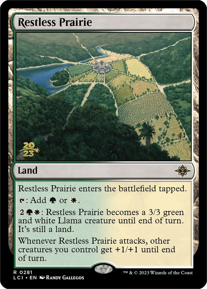 Restless Prairie [The Lost Caverns of Ixalan Prerelease Cards] | Black Swamp Games