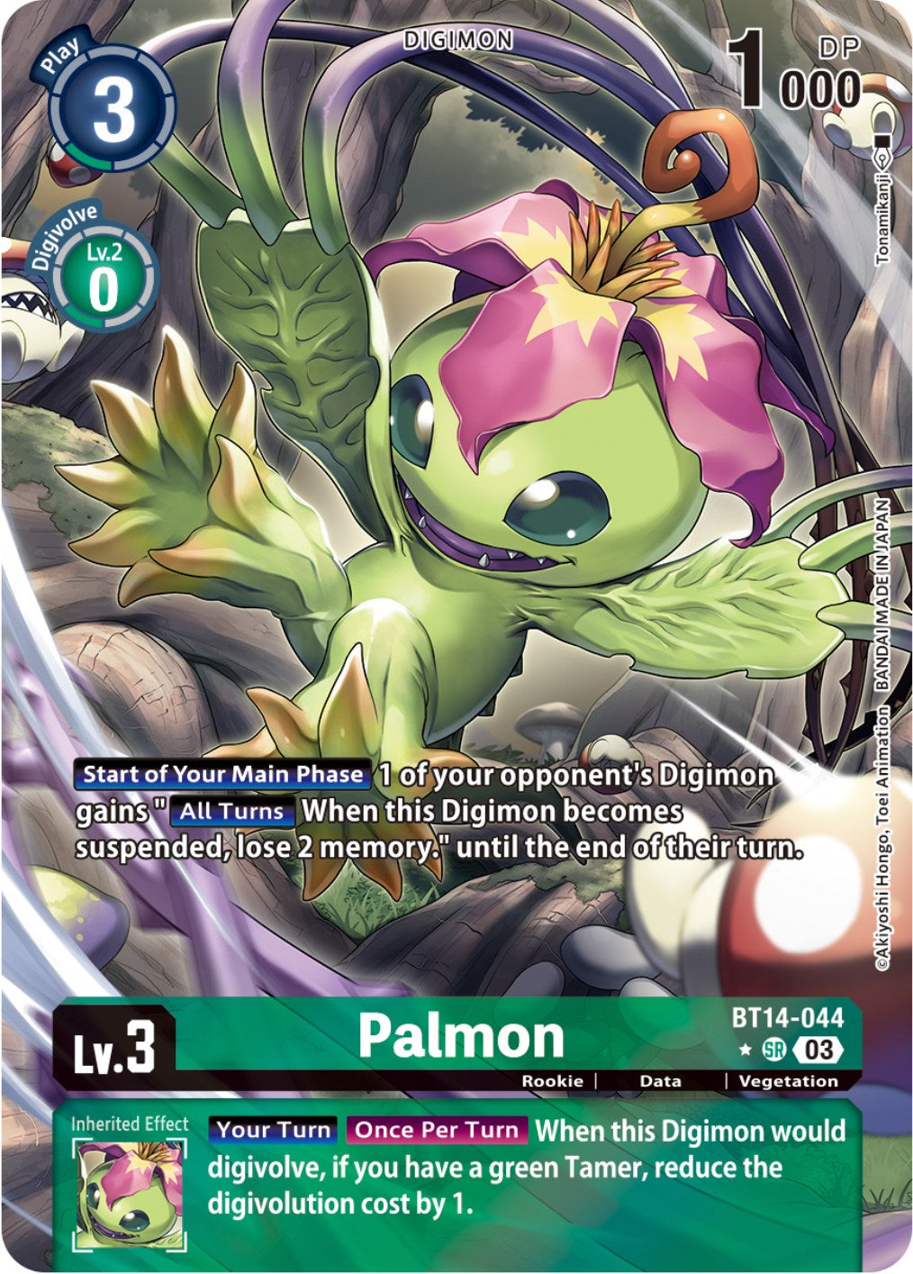 Palmon [BT14-044] (Alternate Art) [Blast Ace] | Black Swamp Games