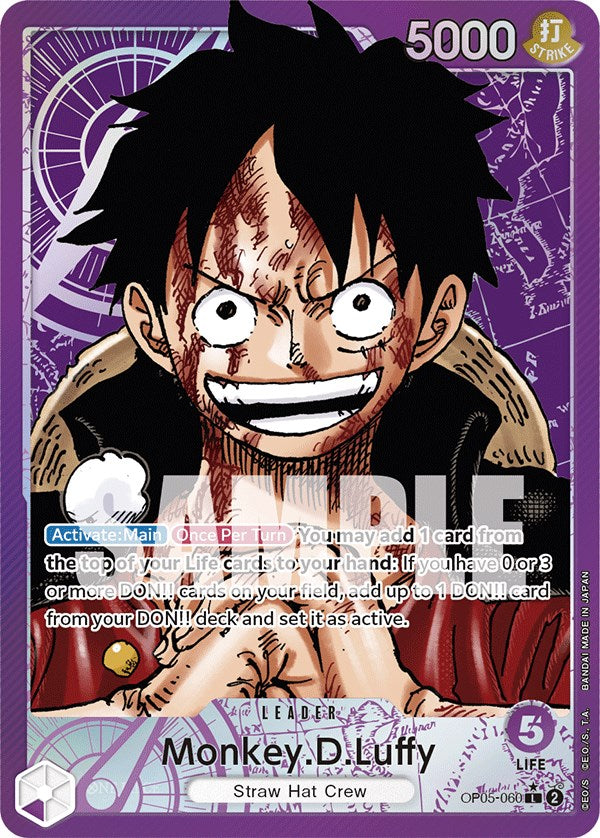 Monkey.D.Luffy (Alternate Art) [Awakening of the New Era] | Black Swamp Games