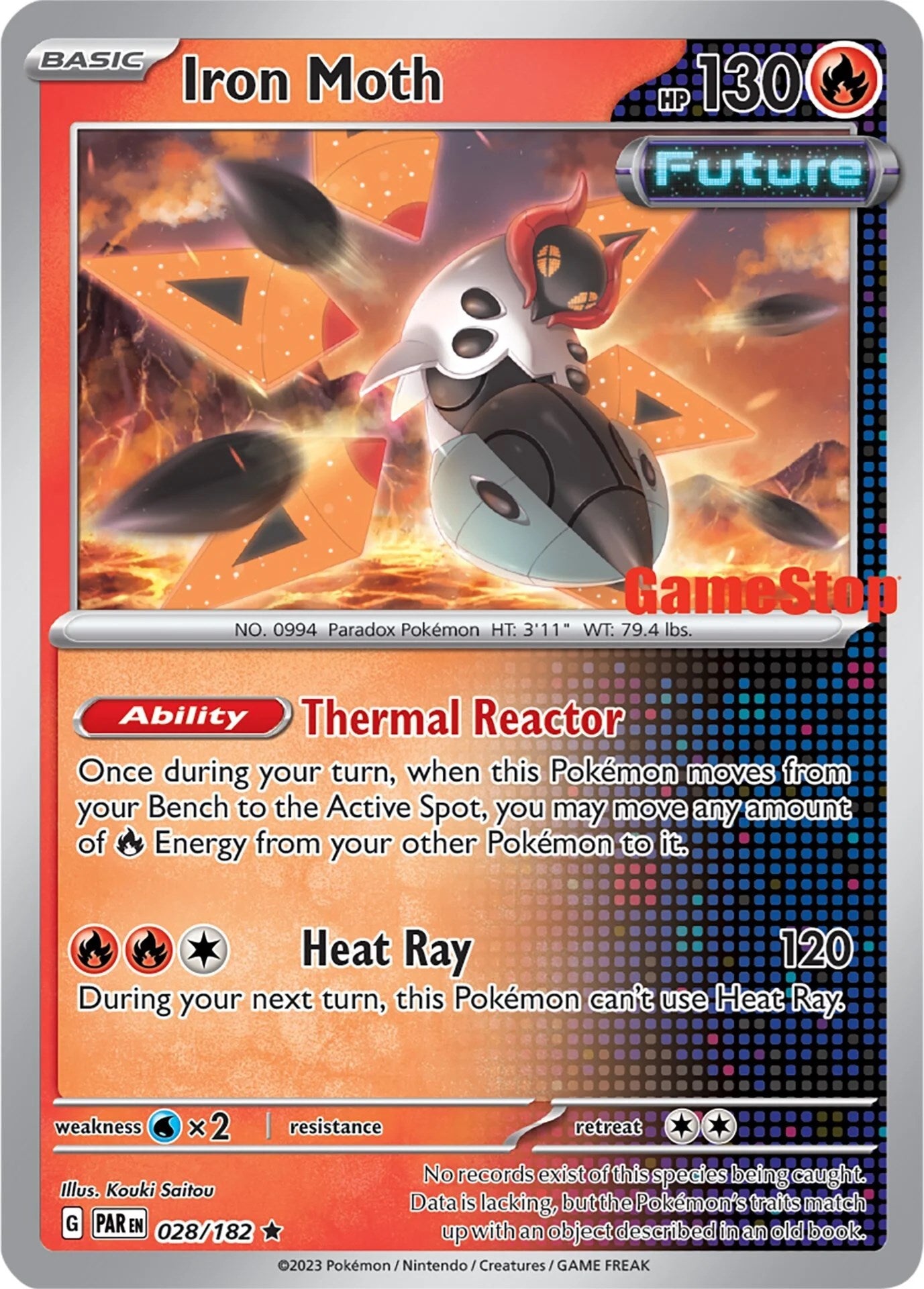 Iron Moth (028/182) (GameStop Promo) [Miscellaneous Cards] | Black Swamp Games