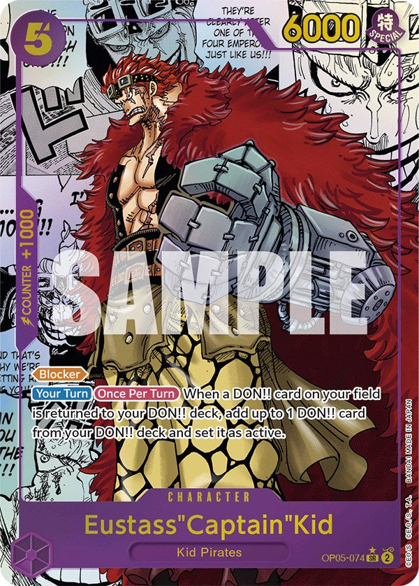 Eustass"Captain"Kid (Alternate Art)(Manga) [Awakening of the New Era] | Black Swamp Games