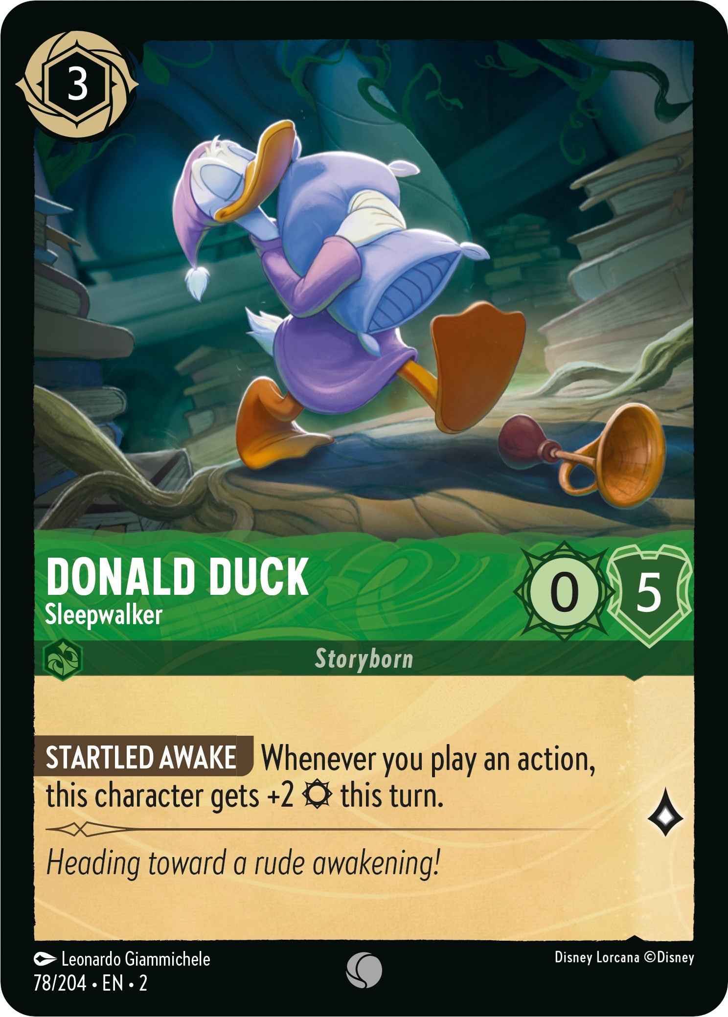 Donald Duck - Sleepwalker (78/204) [Rise of the Floodborn] | Black Swamp Games
