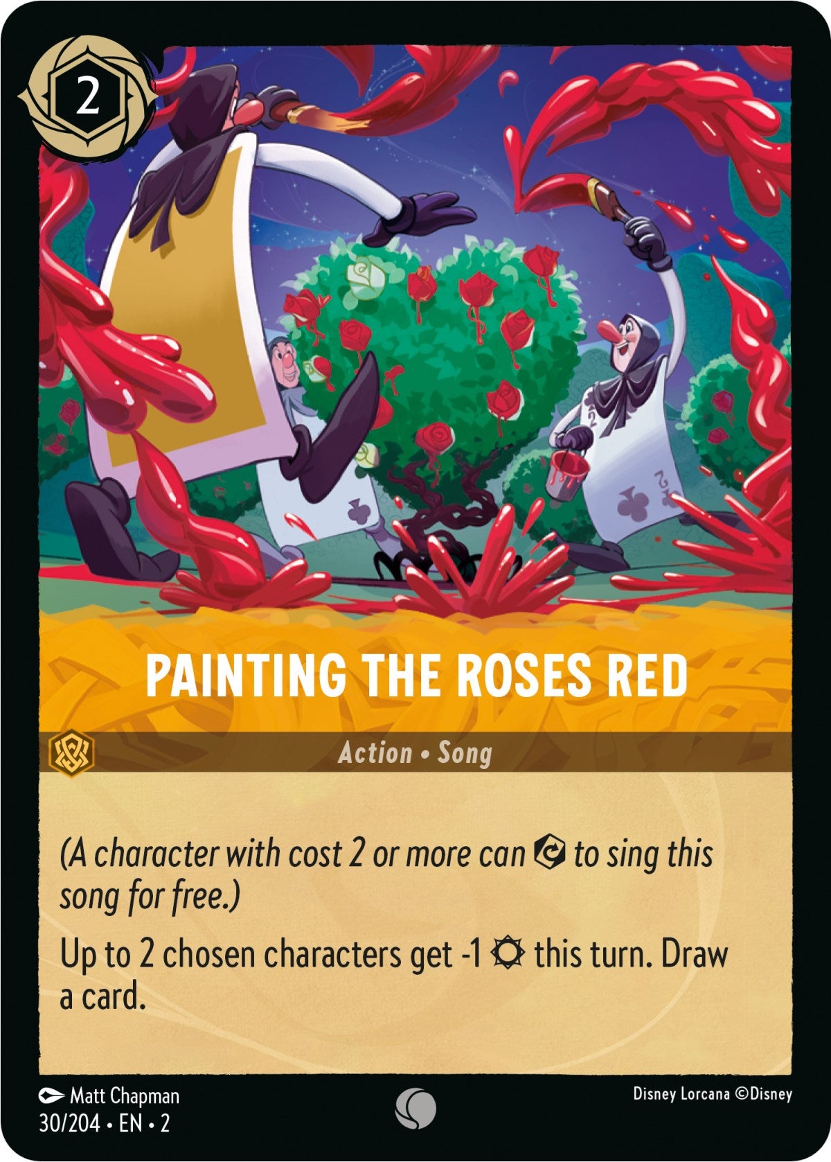 Painting the Roses Red (30/204) [Rise of the Floodborn] | Black Swamp Games