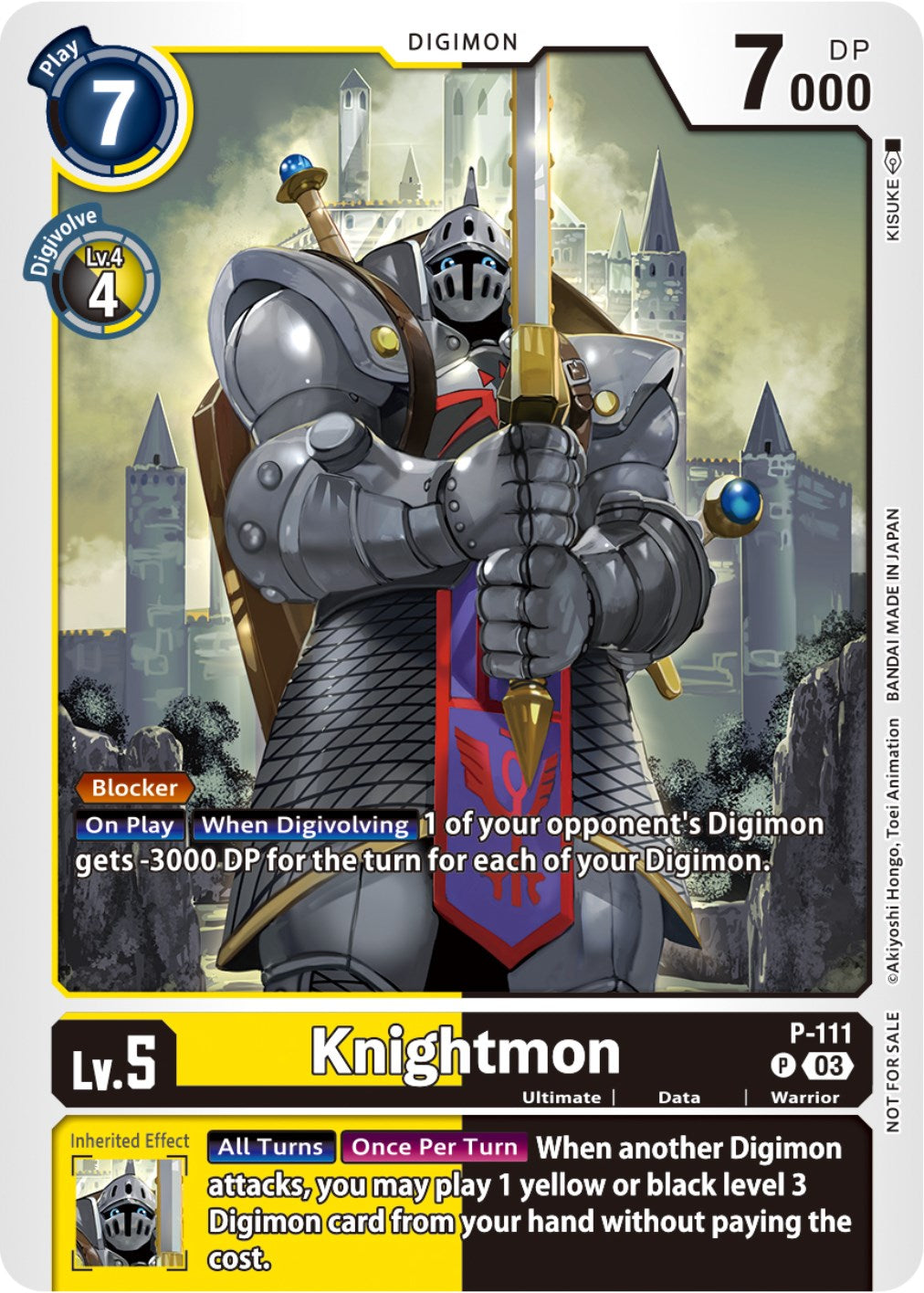 Knightmon [P-111] (3rd Anniversary Survey Pack) [Promotional Cards] | Black Swamp Games