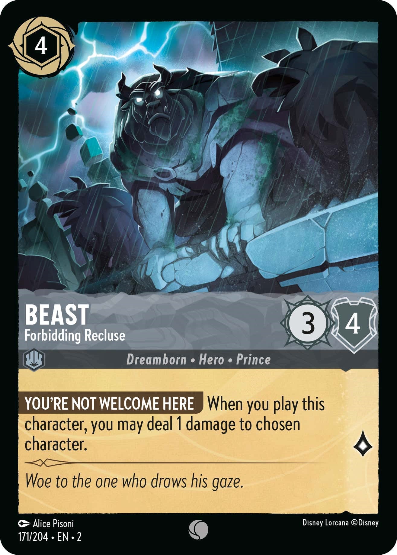 Beast - Forbidding Recluse (171/204) [Rise of the Floodborn] | Black Swamp Games
