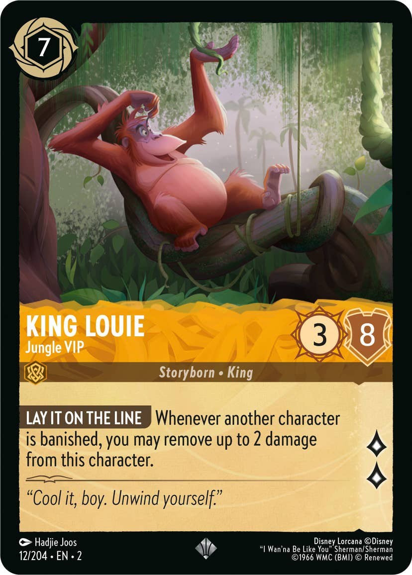 King Louie - Jungle VIP (12/204) [Rise of the Floodborn] | Black Swamp Games