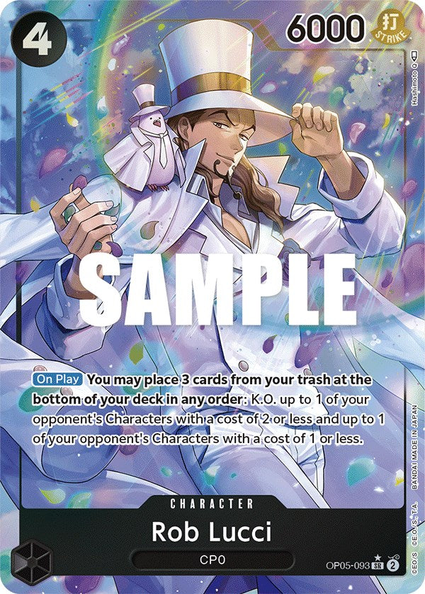 Rob Lucci (Alternate Art) [Awakening of the New Era] | Black Swamp Games