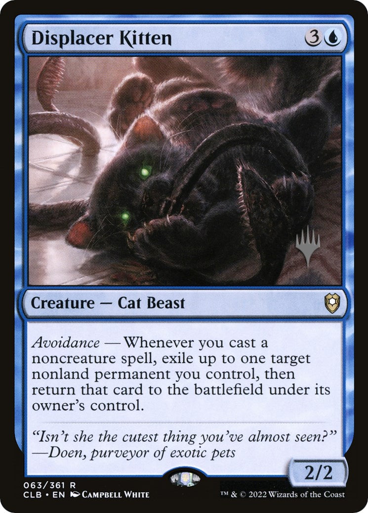 Displacer Kitten (Promo Pack) [The Lost Caverns of Ixalan Promos] | Black Swamp Games