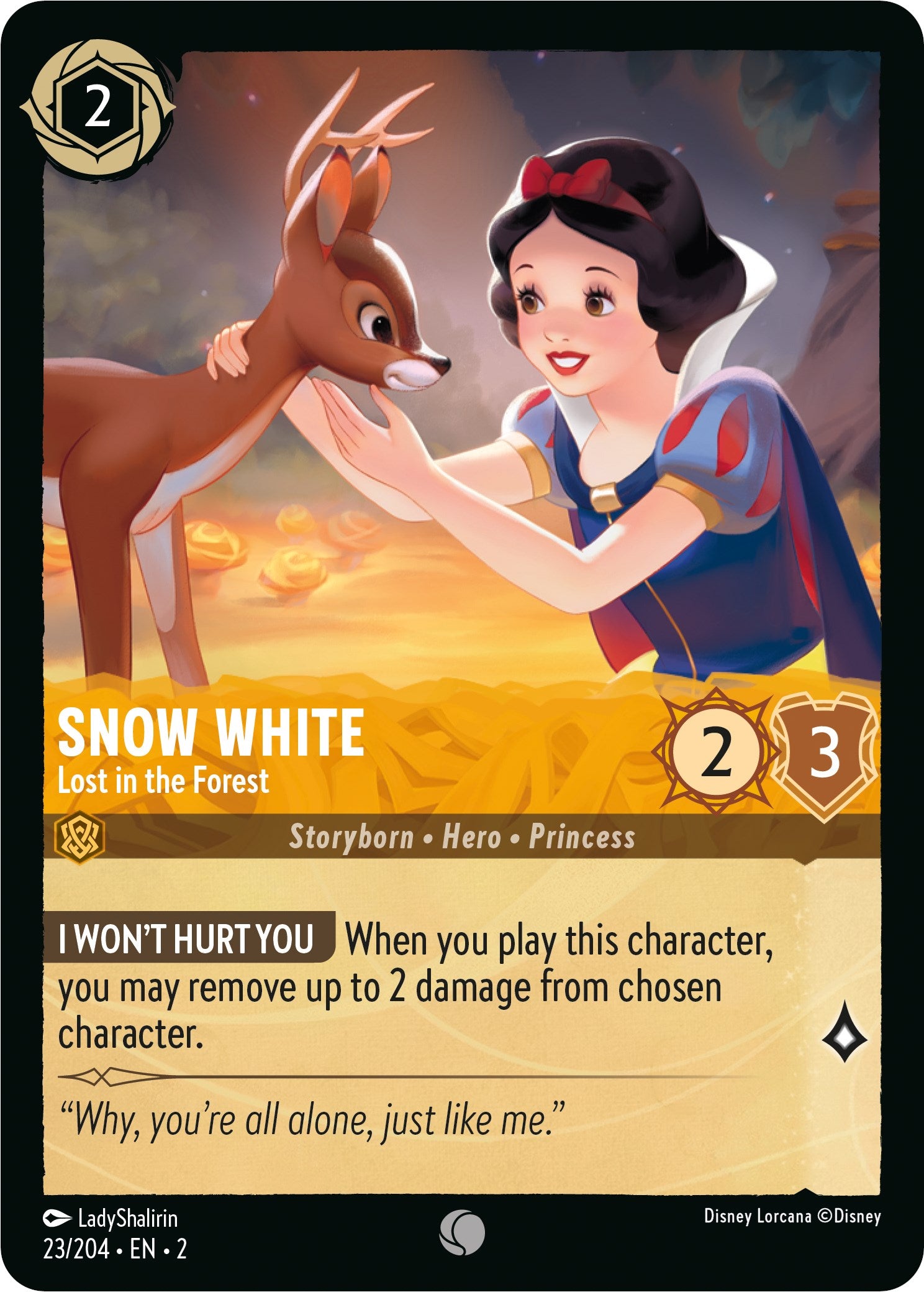 Snow White - Lost in the Forest (23/204) [Rise of the Floodborn] | Black Swamp Games