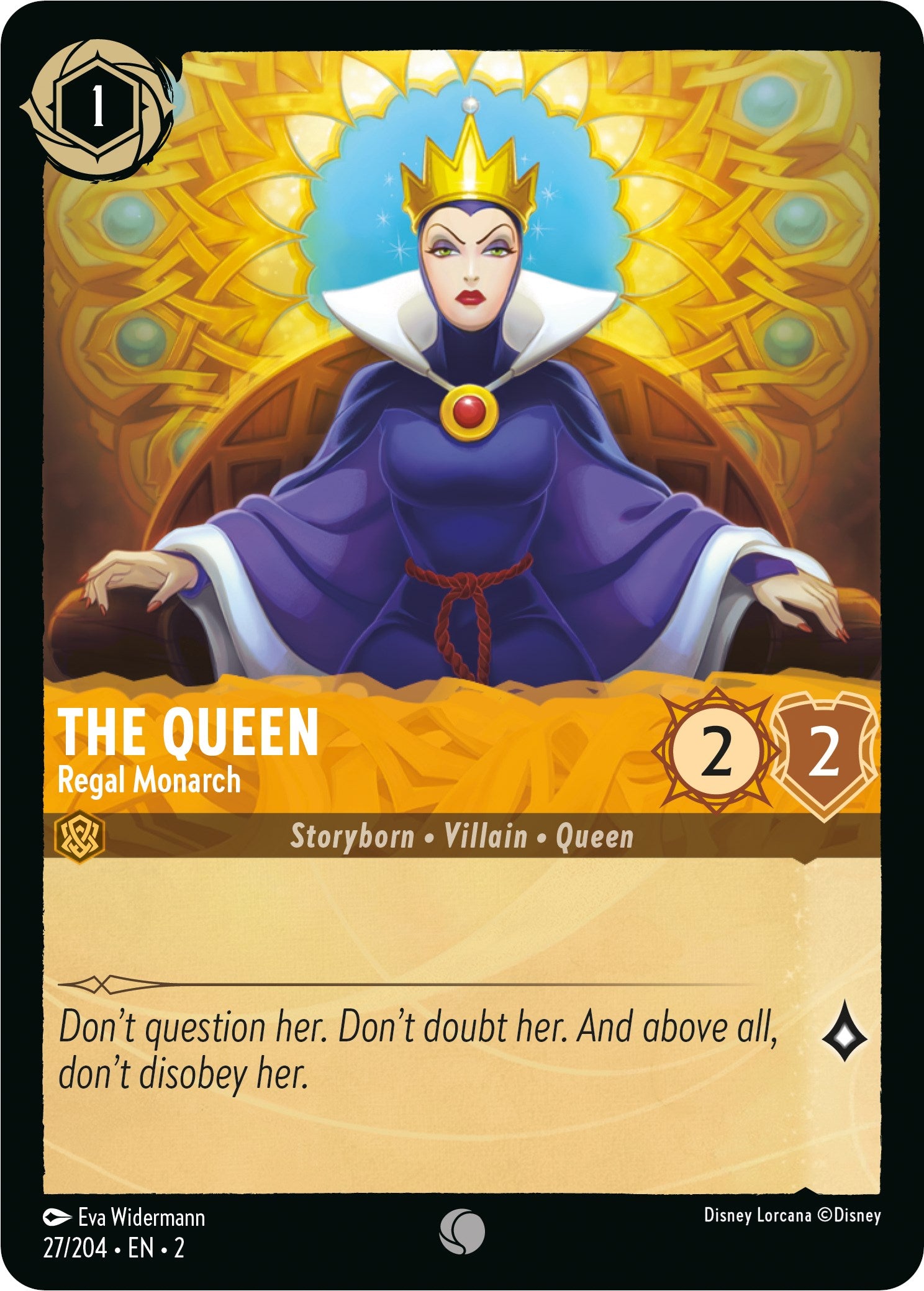The Queen - Regal Monarch (27/204) [Rise of the Floodborn] | Black Swamp Games