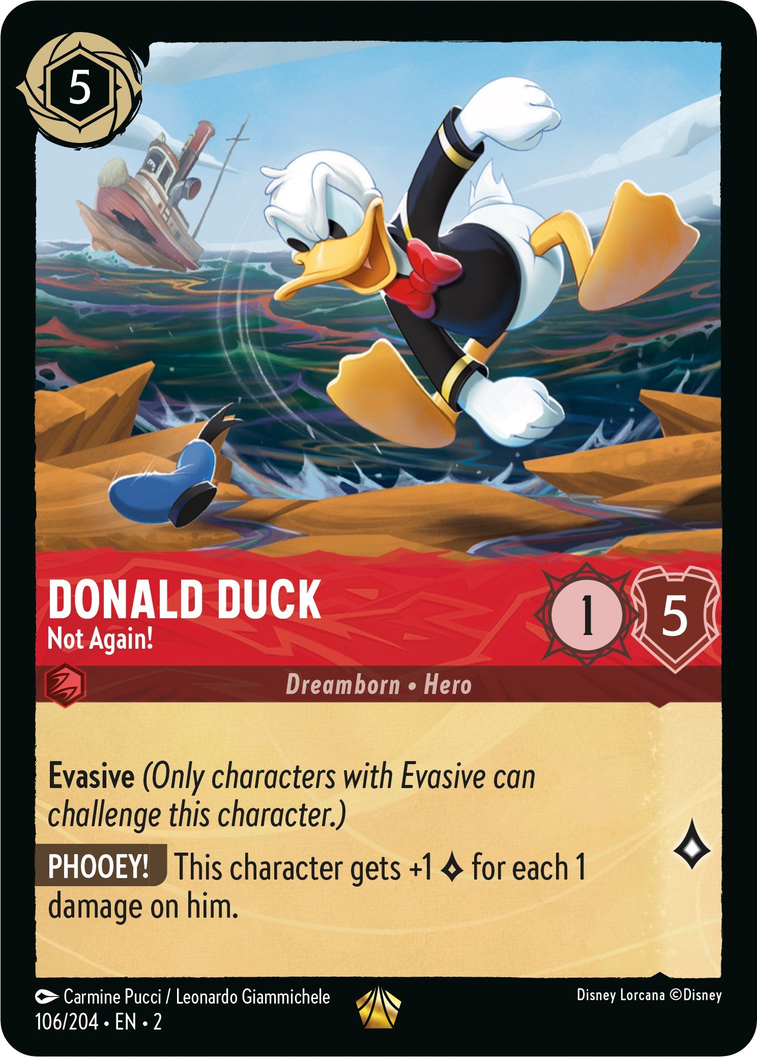 Donald Duck - Not Again! (106/204) [Rise of the Floodborn] | Black Swamp Games