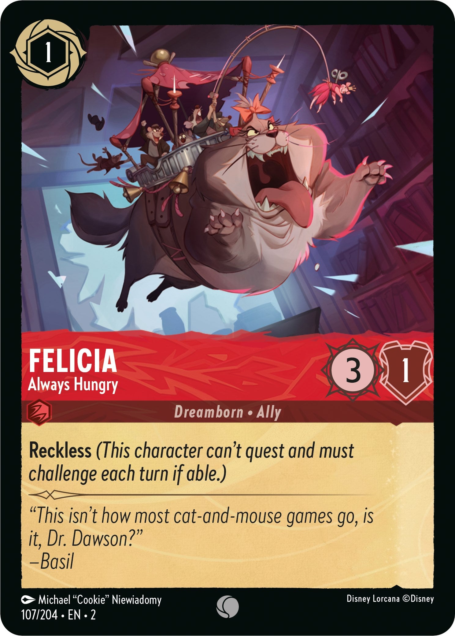 Felicia - Always Hungry (107/204) [Rise of the Floodborn] | Black Swamp Games