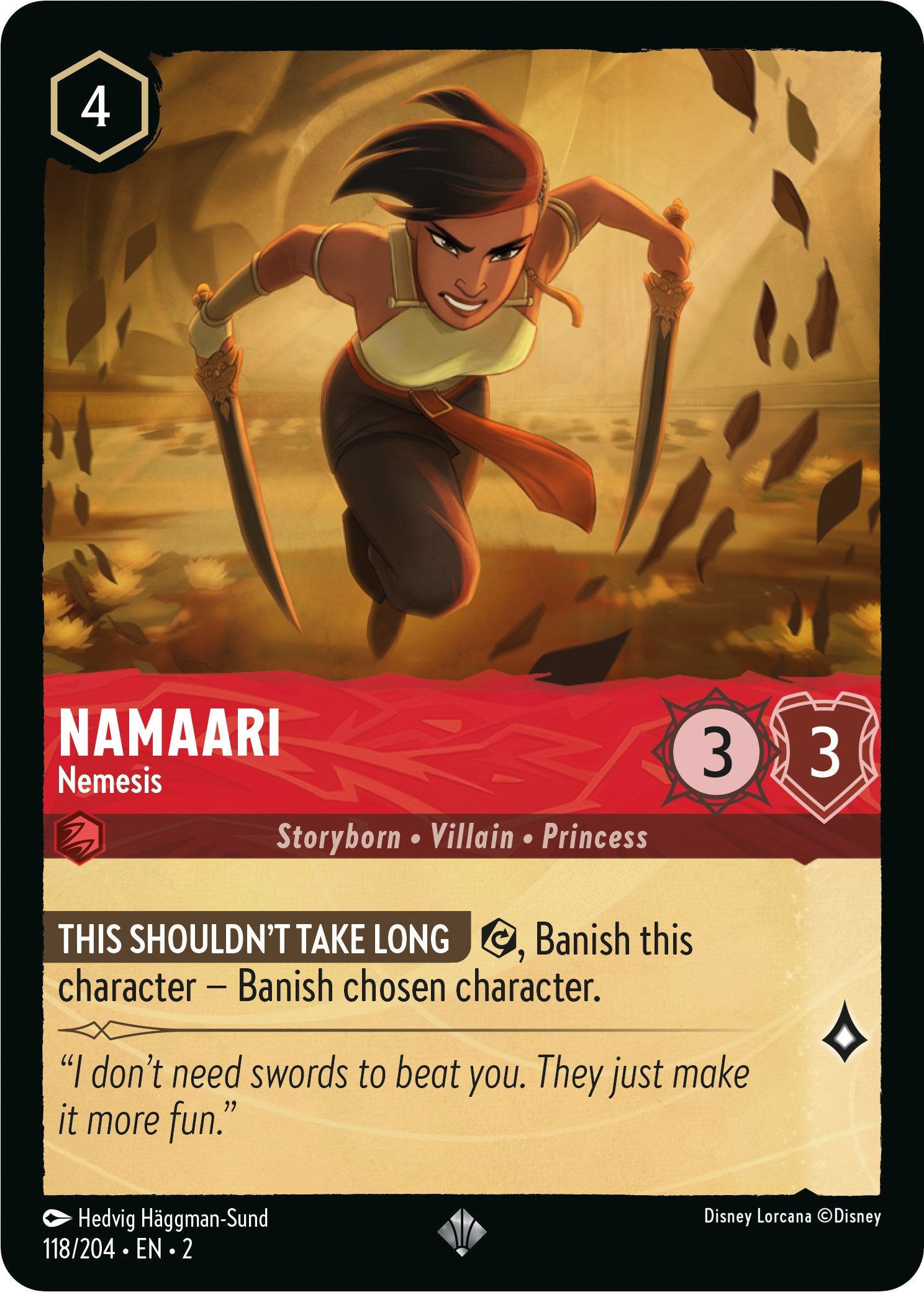 Namaari - Nemesis (118/204) [Rise of the Floodborn] | Black Swamp Games