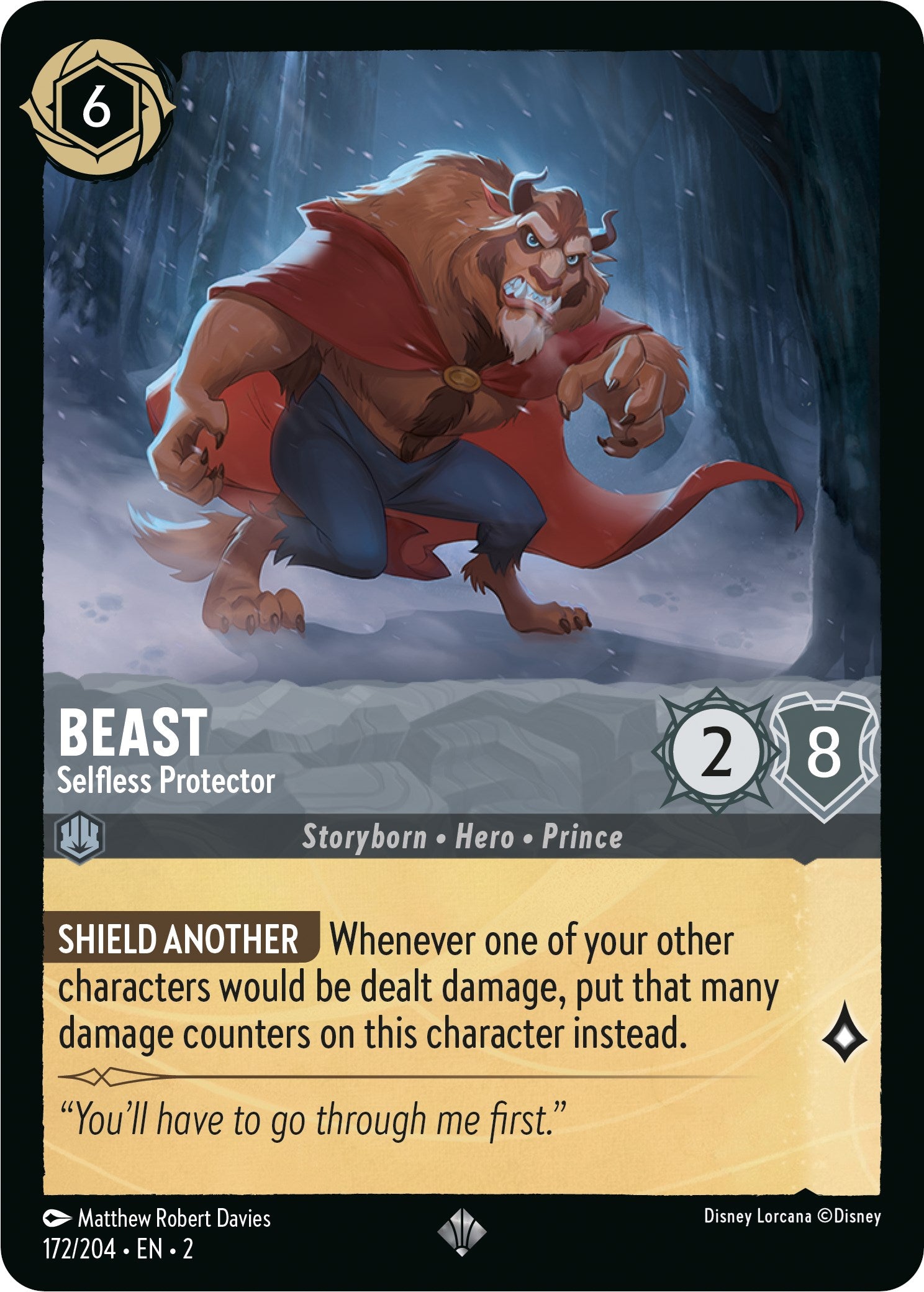 Beast - Selfless Protector (172/204) [Rise of the Floodborn] | Black Swamp Games
