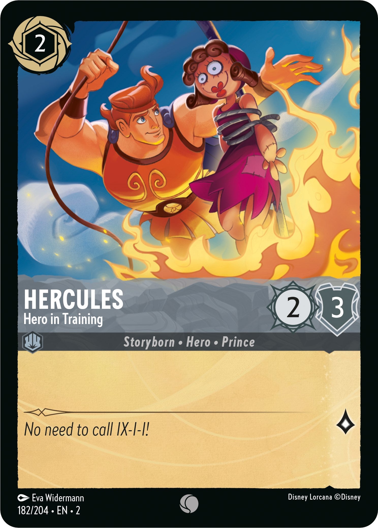 Hercules - Hero in Training (182/204) [Rise of the Floodborn] | Black Swamp Games