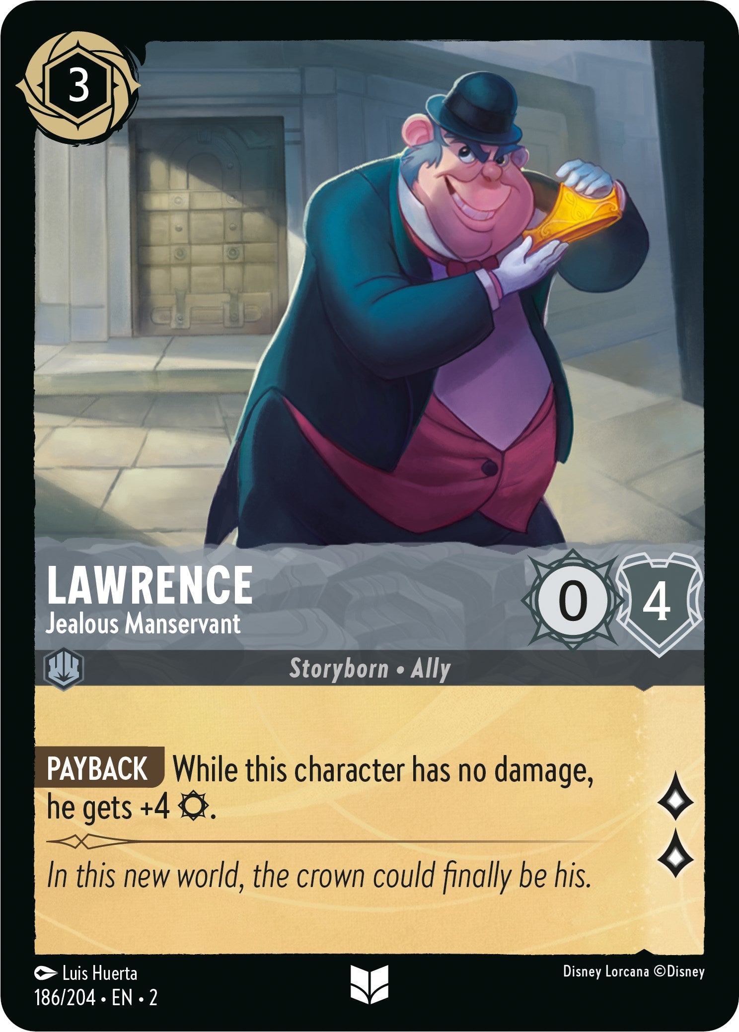 Lawrence - Jealous Manservant (186/204) [Rise of the Floodborn] | Black Swamp Games