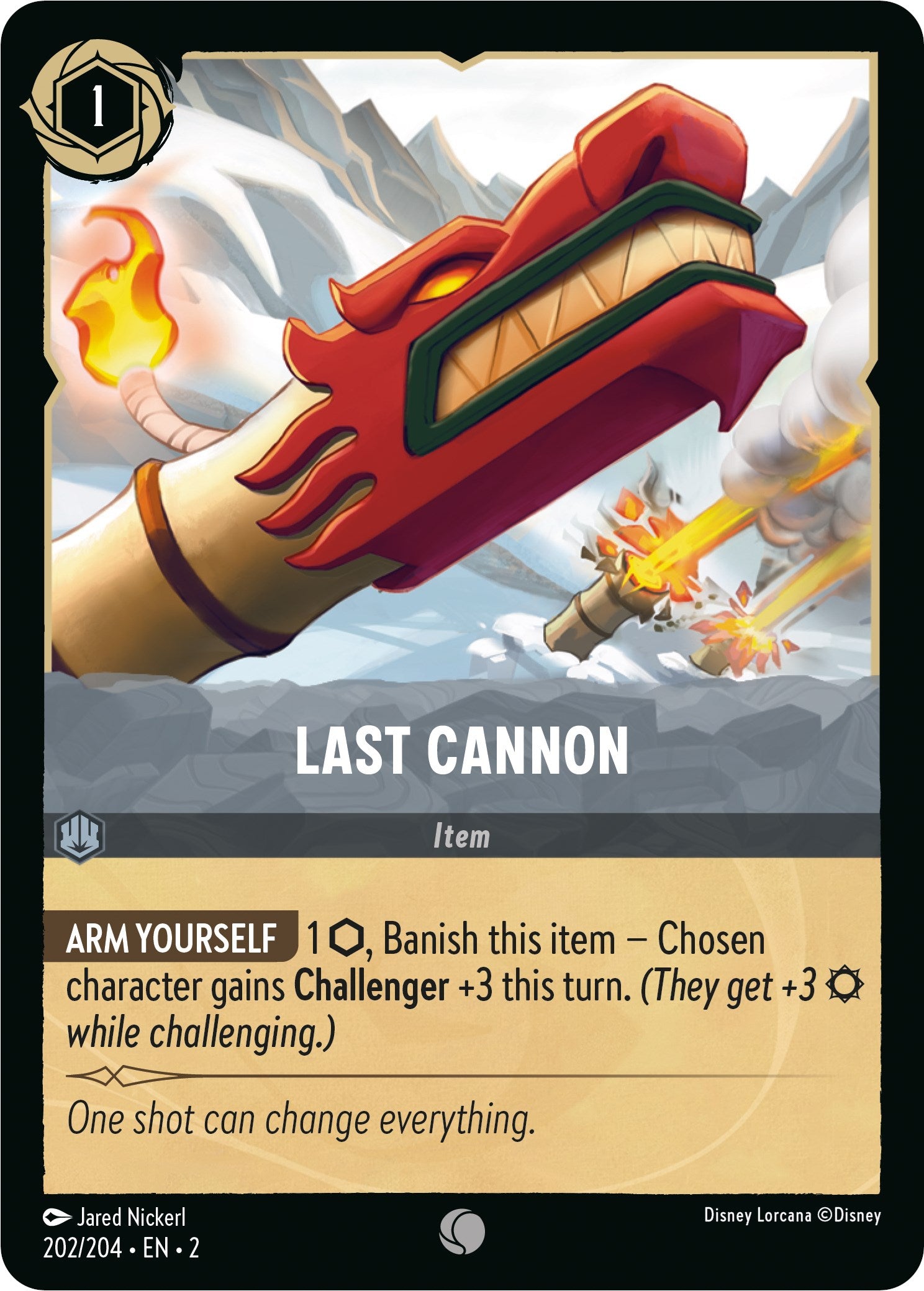 Last Cannon (202/204) [Rise of the Floodborn] | Black Swamp Games