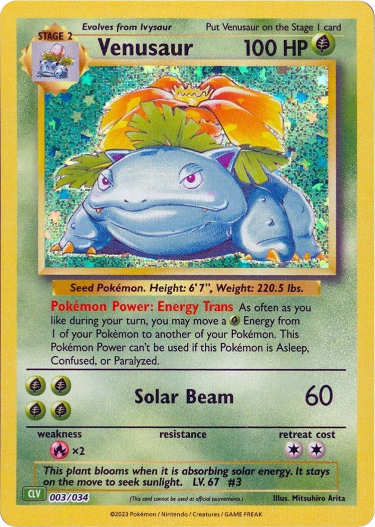 Venusaur [Trading Card Game Classic] | Black Swamp Games