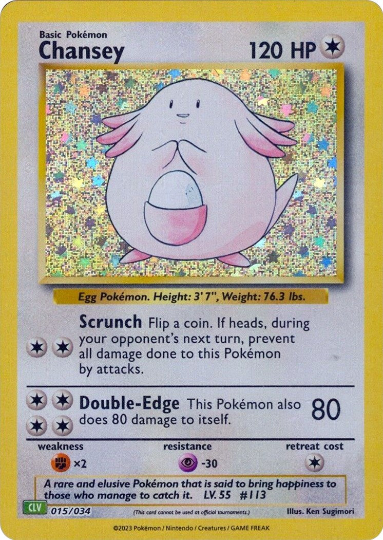 Chansey [Trading Card Game Classic] | Black Swamp Games