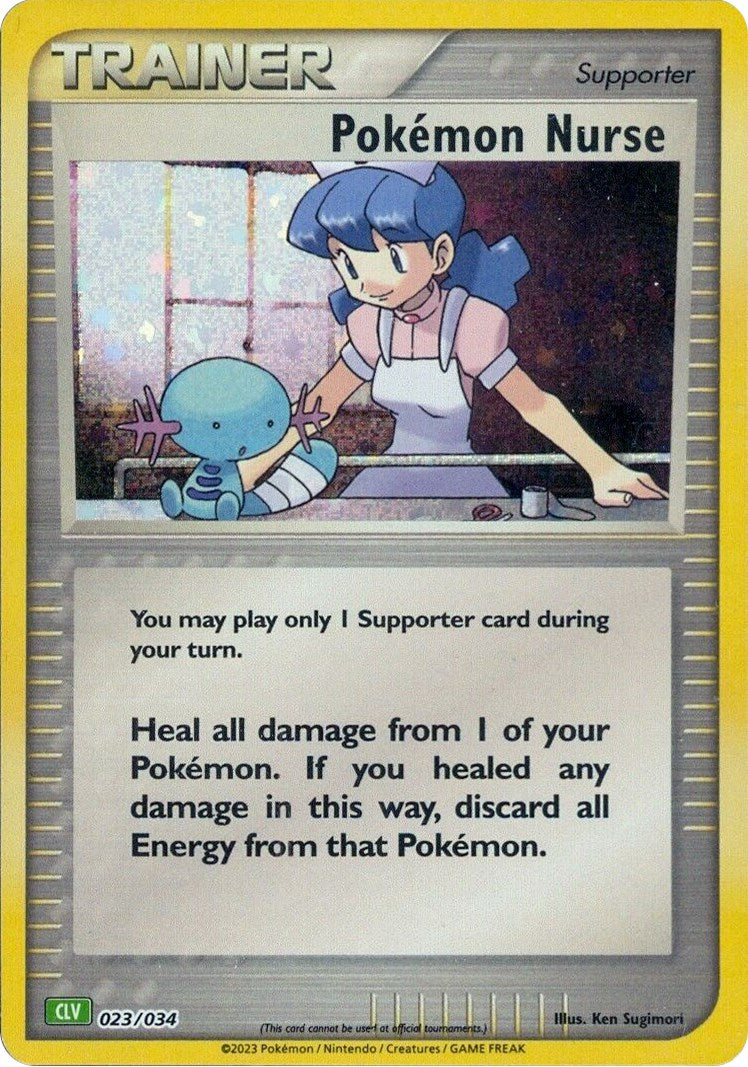 Pokemon Nurse (023/034) [Trading Card Game Classic] | Black Swamp Games