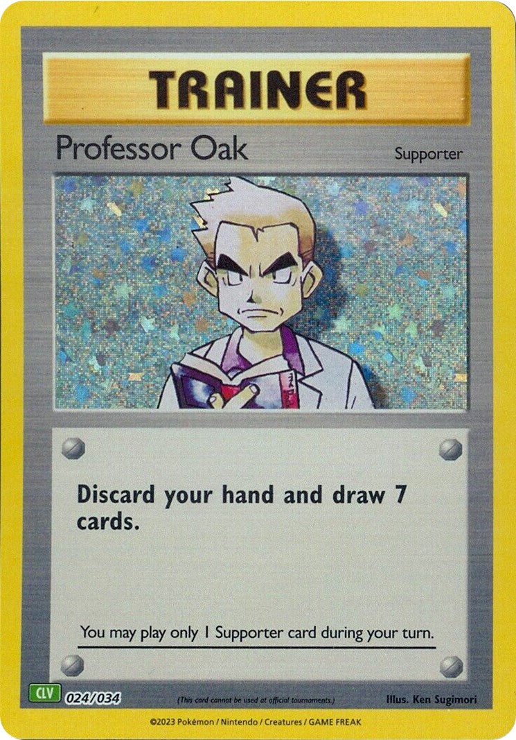 Professor Oak (CLV) [Trading Card Game Classic] | Black Swamp Games