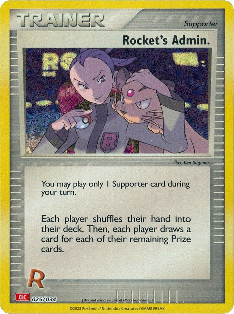 Rocket's Admin. (CLC) [Trading Card Game Classic] | Black Swamp Games