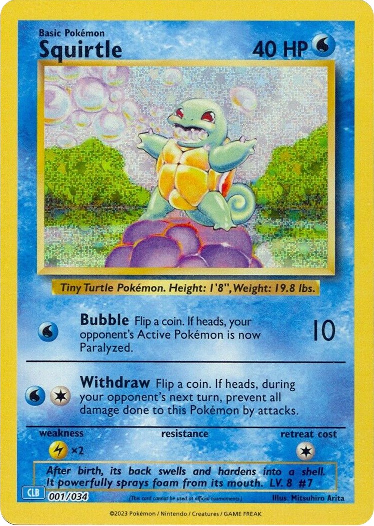 Squirtle [Trading Card Game Classic] | Black Swamp Games