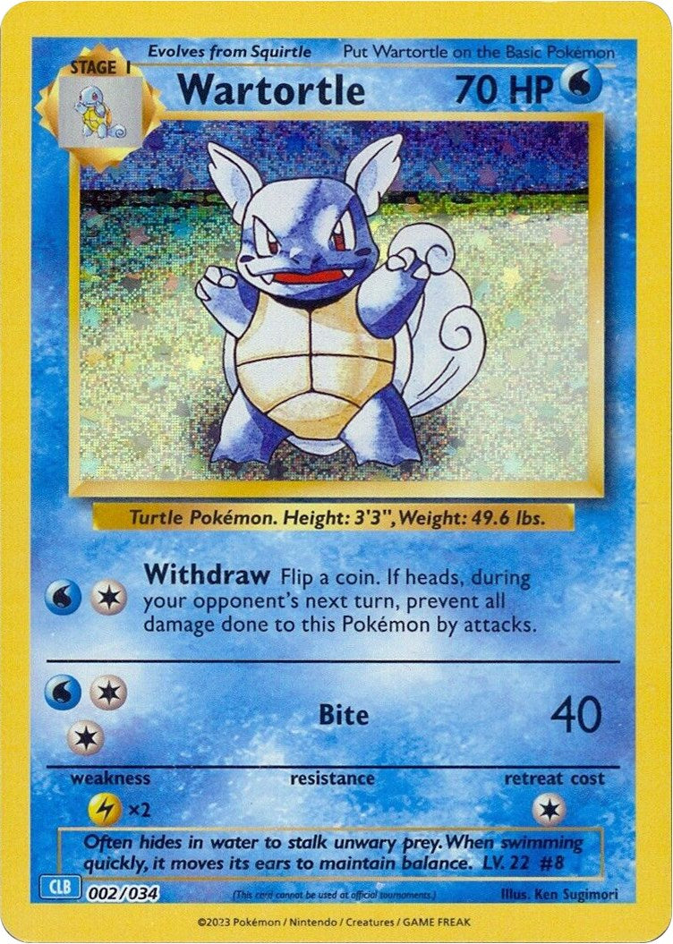 Wartortle [Trading Card Game Classic] | Black Swamp Games