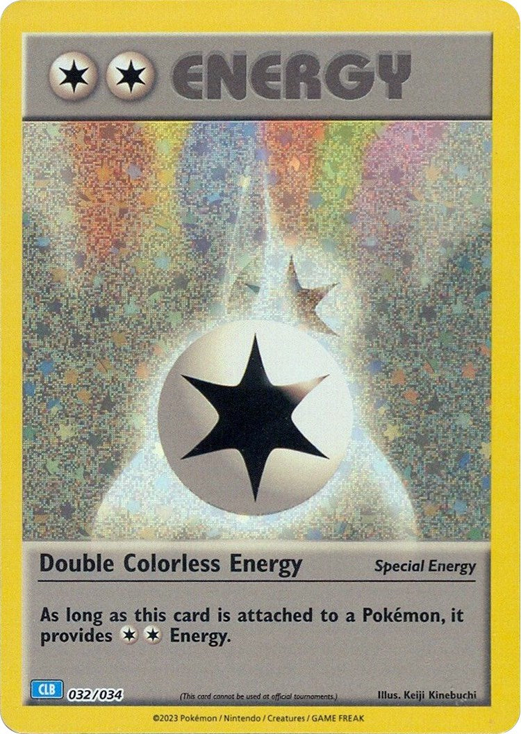 Double Colorless Energy (CLB) [Trading Card Game Classic] | Black Swamp Games