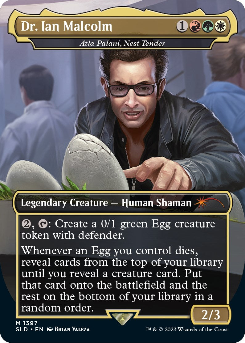 Dr. Ian Malcolm - Atla Palani, Nest Tender [Secret Lair Drop Series] | Black Swamp Games