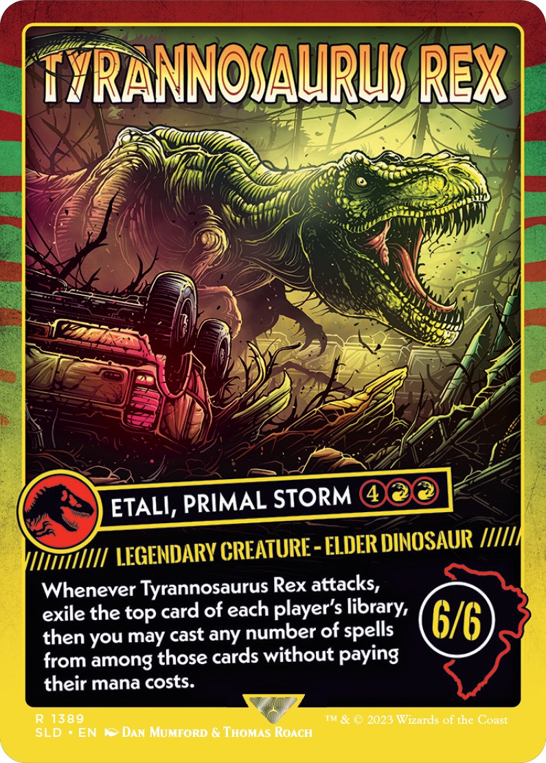 Tyrannosaurus Rex - Etali, Primal Storm [Secret Lair Drop Series] | Black Swamp Games