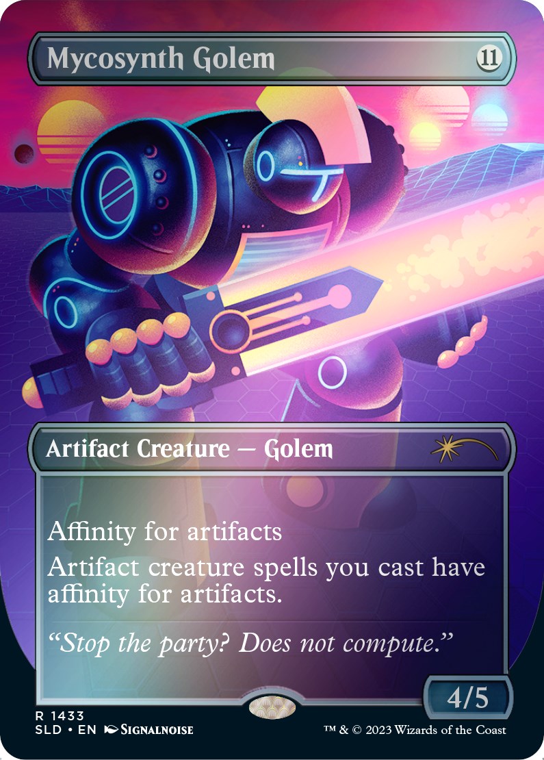 Mycosynth Golem (Rainbow Foil) [Secret Lair Drop Series] | Black Swamp Games
