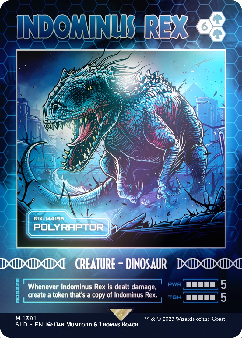 Indominus Rex - Polyraptor (Rainbow Foil) [Secret Lair Drop Series] | Black Swamp Games