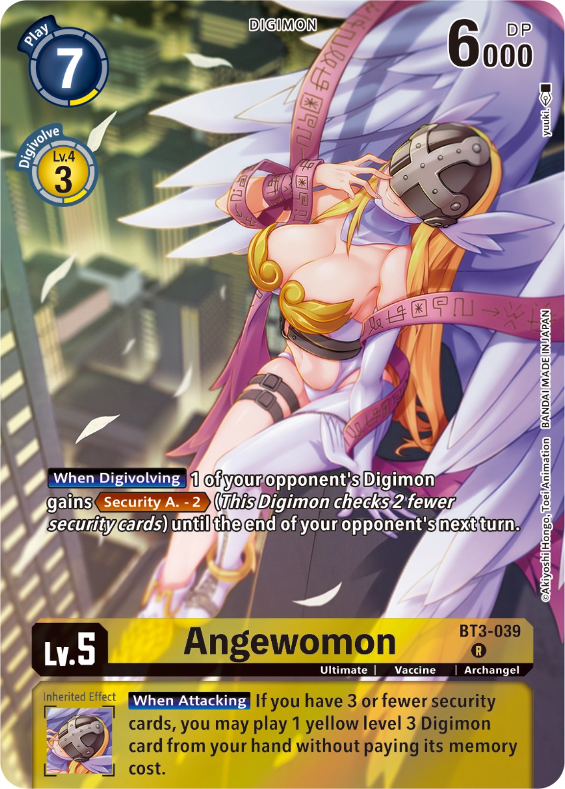 Angewomon [BT3-039] (Gift Box 2023) [Release Special Booster Promos] | Black Swamp Games